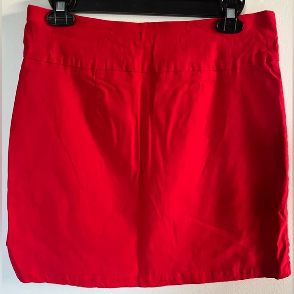 Rafaella•Pull-On Style Stretch Red Skort Wide Waistband 16” Waist,Women’s Size S - Picture 1 of 9